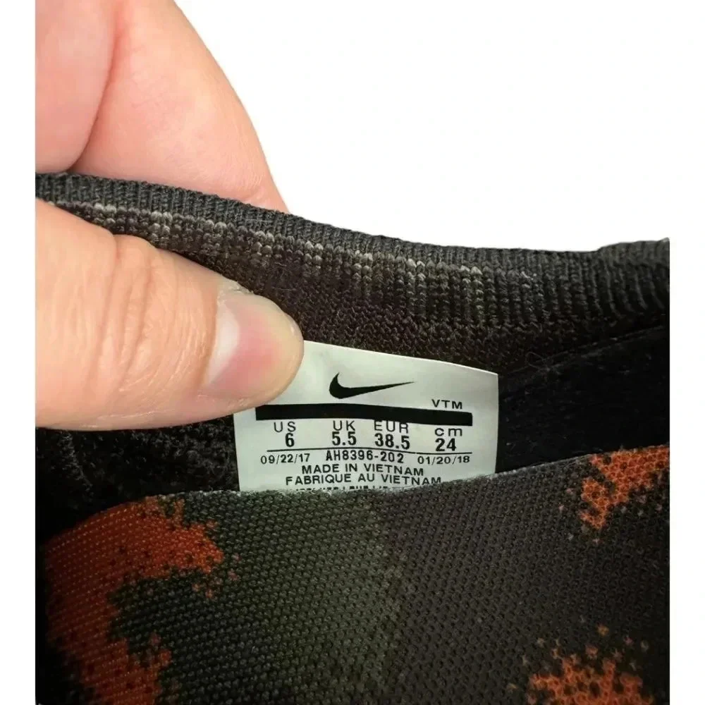 Nike Flyknit Trainer Green Orange Sneaker